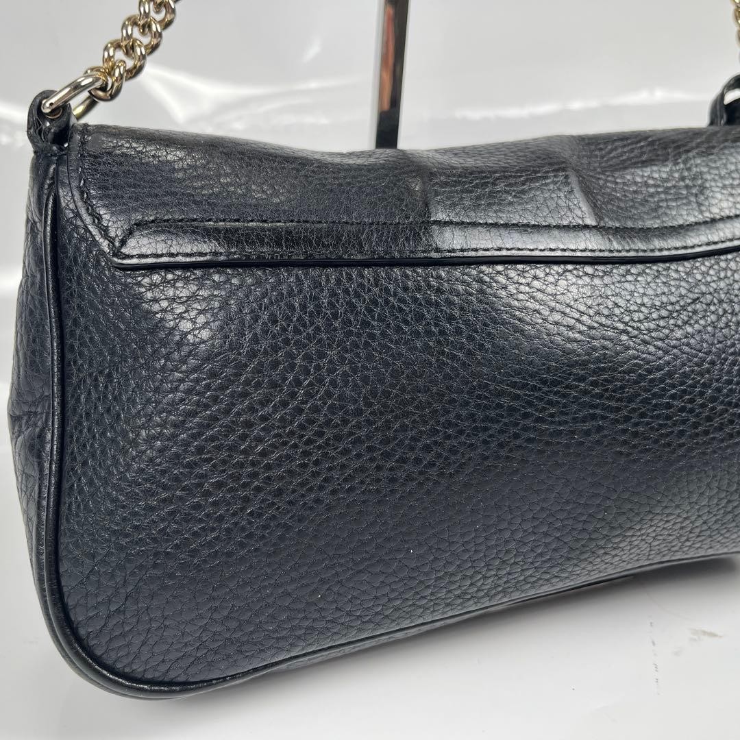 GUCCI Leather Interlocking Soho Chain Shoulder Ba… - image 6
