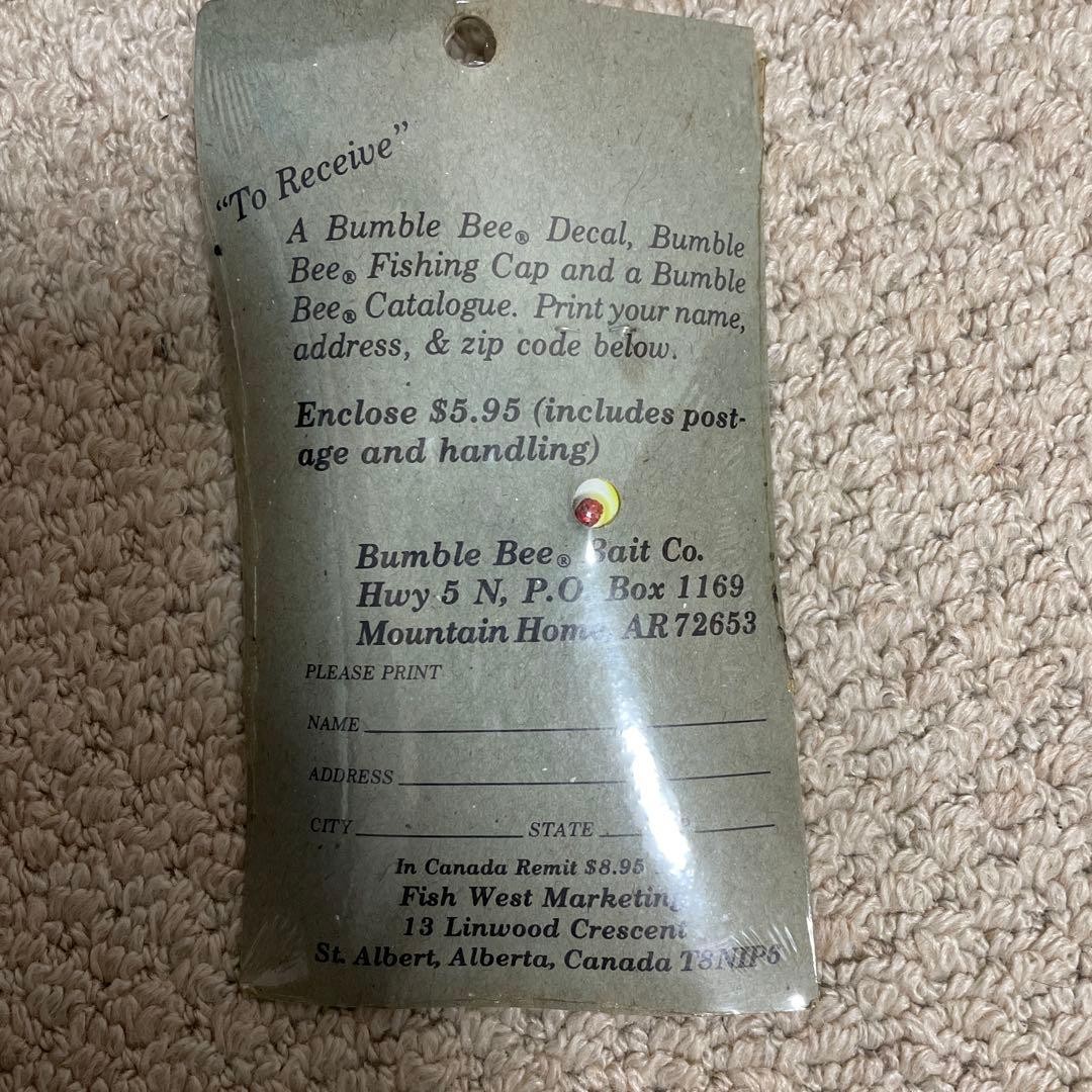 1980s Old Bumble Bee Spinnerbait 1/4 oz - Image 2