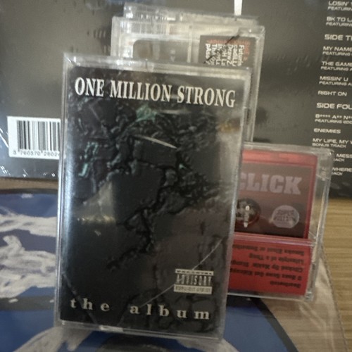 V/A One Million Strong SEALED CASSETTE 2Pac Notorious B.I.G. Dr. Dre Snoop Do - Picture 1 of 3