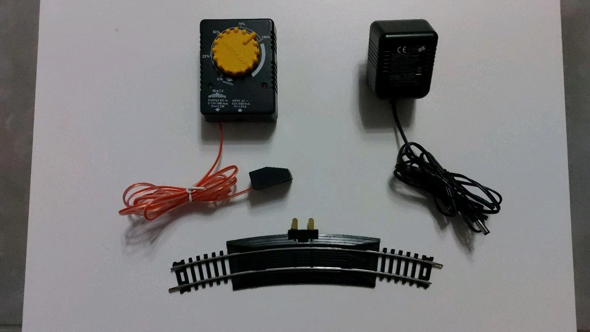 Mehano - Rails pour circuit de train : Aiguillage manuel gauche HO