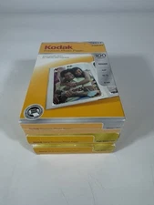 Lot Of 3 KODAK Premium Photo Paper, Instant Dry, High Gloss 4x6, 100 ct