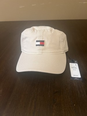 NWT Tommy Hilfiger Beige Colored Embroidered Baseball Cap