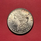 (1) Beautiful Toned Antique 1891-S Morgan Silver Dollar BU-BRILLIANT UNC.