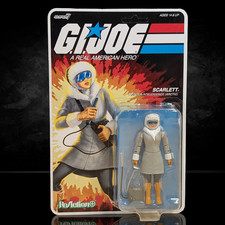 Scarlett Arctic Counter Intelligence GI Joe Action Figure ReAction+ 1/18 O-Ring