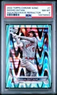 New Listing2022 Topps Chrome Sonic - Shohei Ohtani #1 Aqua Sonic Pulse Refractor PSA 8