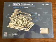 ROKR Marble Parkour Marble Run LG501 254 pc wooden model kit NEW SEALED