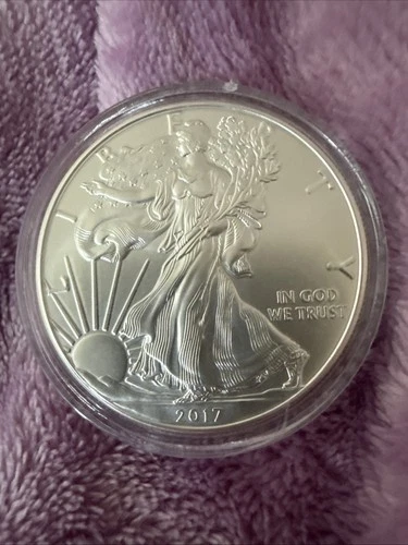 2017 Silver American Eagle $1 - BU - Brilliant Uncirculated - In Capsule