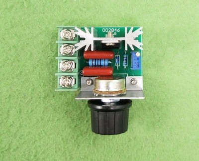 2pcs 2000W SCR High Power Electronic Voltage Regulator Dimming Speed Adjusting *