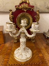 Royal Dux Porzellan Kerzenständer Adelsbesitz Piette de Rivage Wien 