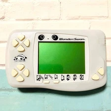 WonderSwan Console Tare White SW-001 + TAREPANDA GUNPEY Boxed Bandai 8948 ws