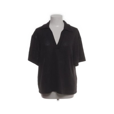 H&M, Top, Größe: L, Grau, Polyester/Viskose, Einfarbig, Rippenstrick, Damen #rOa
