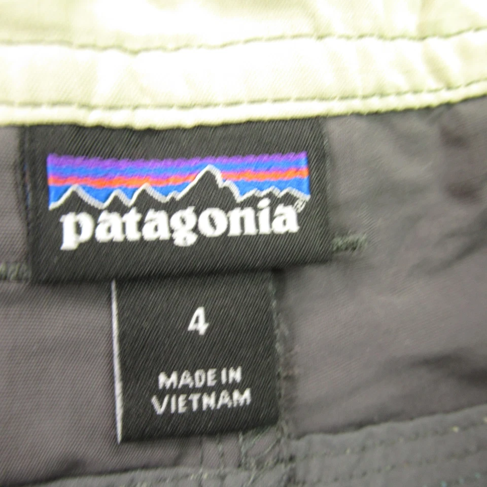 Patagonia Pants Womens 4 Cargo Pockets Straight Leg Casual Outdoors Gray - Image 3 of 4