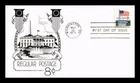 DR JIM STAMPS US COVER FLAG OVER WHITE HOUSE 8C FIRST DAY ISSUE LOWRY CACHET