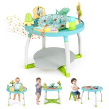 BABY JOY 5 in 1 Baby Activity Center Jumpers and Bouncers with Removable Toys
