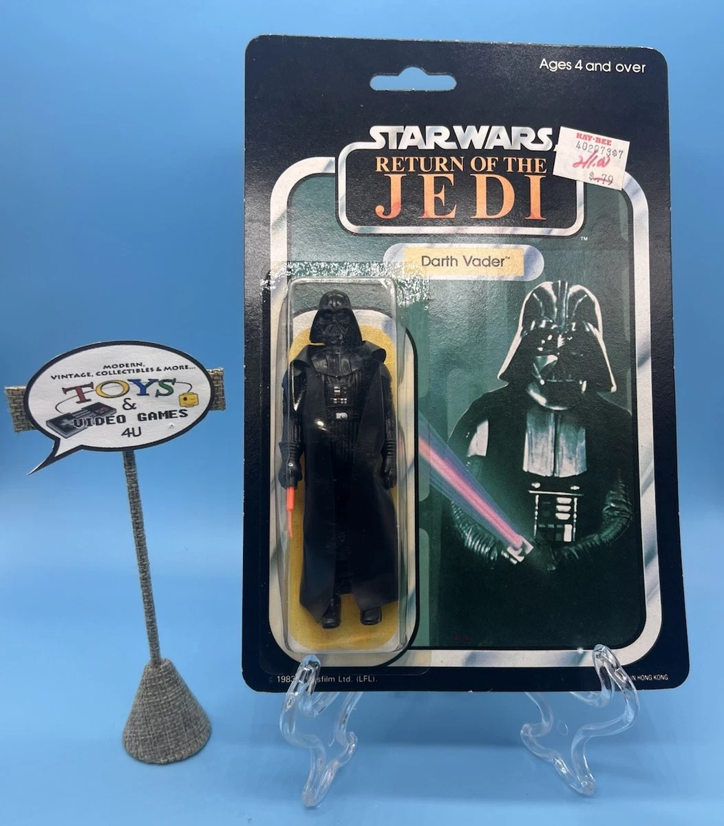 VINTAGE KENNER STAR WARS 1983 PALITOY ROTJ DARTH VADER MOC 65 BACK