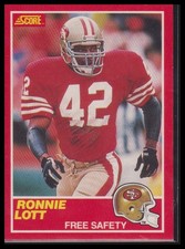 1989 Score #215 Ronnie Lott