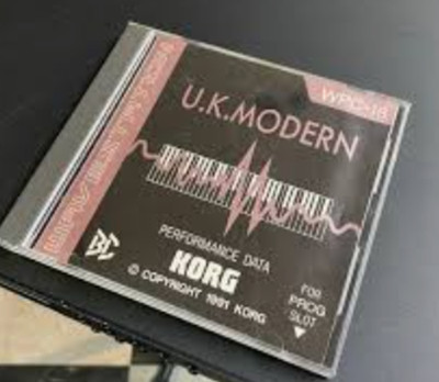 Korg WPC-18 U.K. Modern Performance Data Card for WaveStation Working