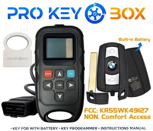 1x New OEM Remote Key Fob & OBD Programmer for Select BMW Vehicles KR55WK49127