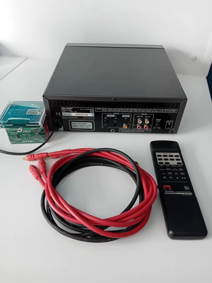 VINTAGE SHARP  MD-R1MKII MiniDisc HIFI - LECTEUR / GRAVEUR  - PARFAIT ÉTAT  - Photo 4/4