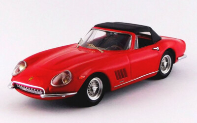 BEST MODEL BES9781 - Ferrari 275 GTB/4 NART Cabriolet rouge - 1967 1/43 BEST MODEL BES9781 - Ferrari 275 GTB/4 NART Cabriolet rouge - 1967 1/43