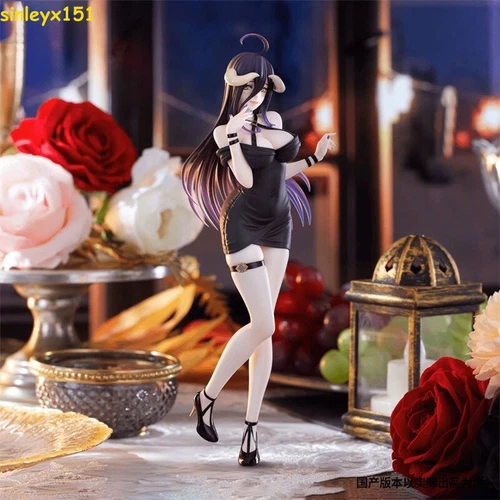 Overlord IV Albedo Figure Model Black Dress Ver. Desktop Statues Ornament Boxed