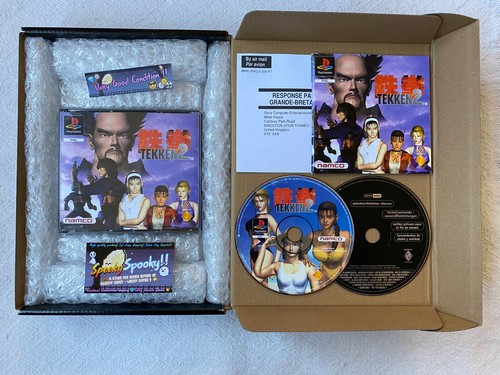 Tekken 2 PS1 Big Box - UK PAL VGC CIB with Demo Reg - High Quality Packing - Picture 16 of 16