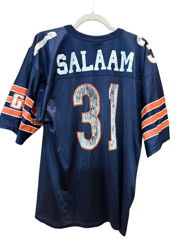 Vintage 90s Russell Athletic #31 Rashaan Salaam Chicago Bears Jersey Large - Bild 2 von 7