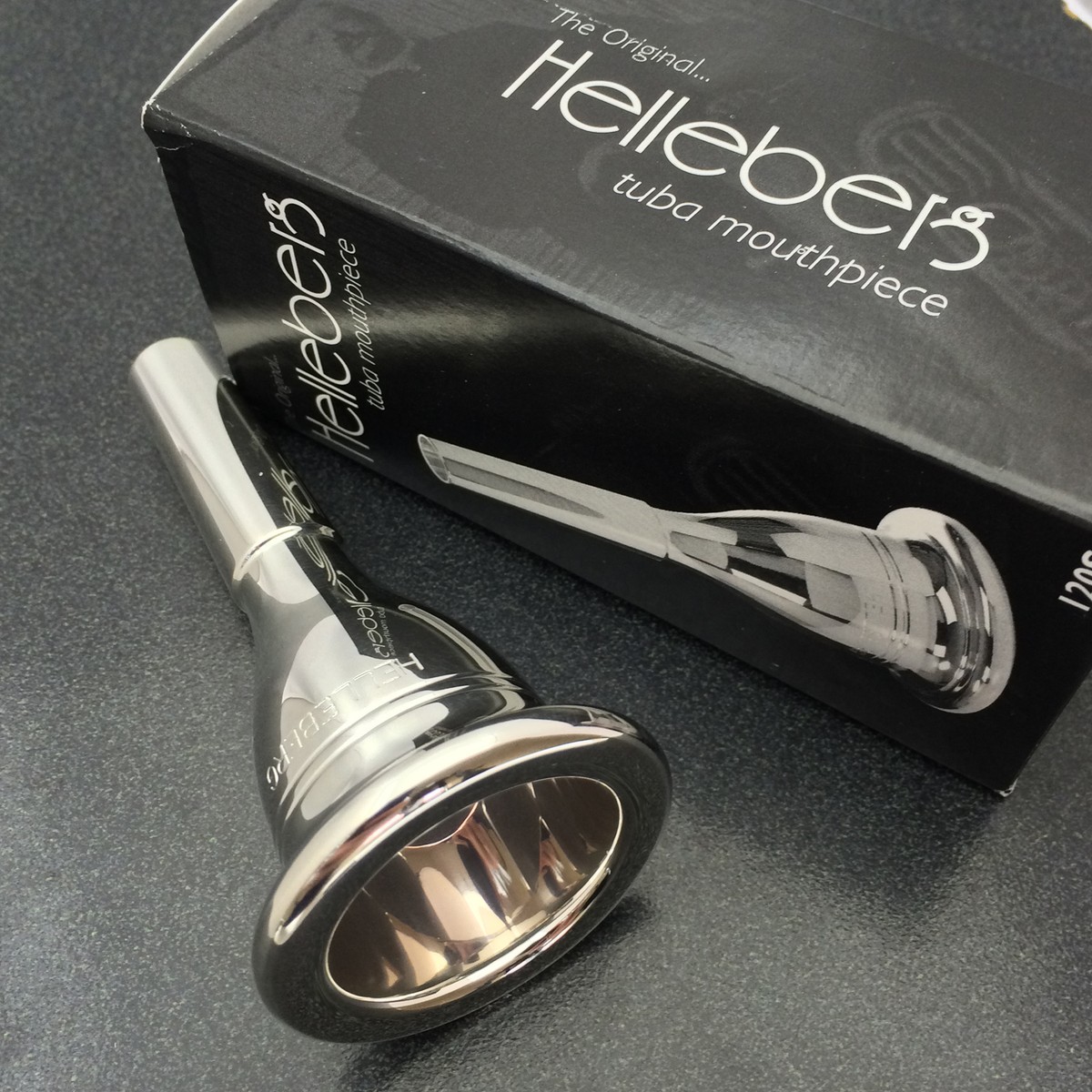 Genuine Conn Helleberg Silver Tuba/Sousaphone Mouthpiece, S NEW