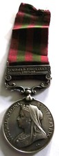 INDIA MEDAL 1895-02 CLASP PUNJAB FRONTIER 1897-98 GILITILY ARGYLL SUTHD. HIGHRS