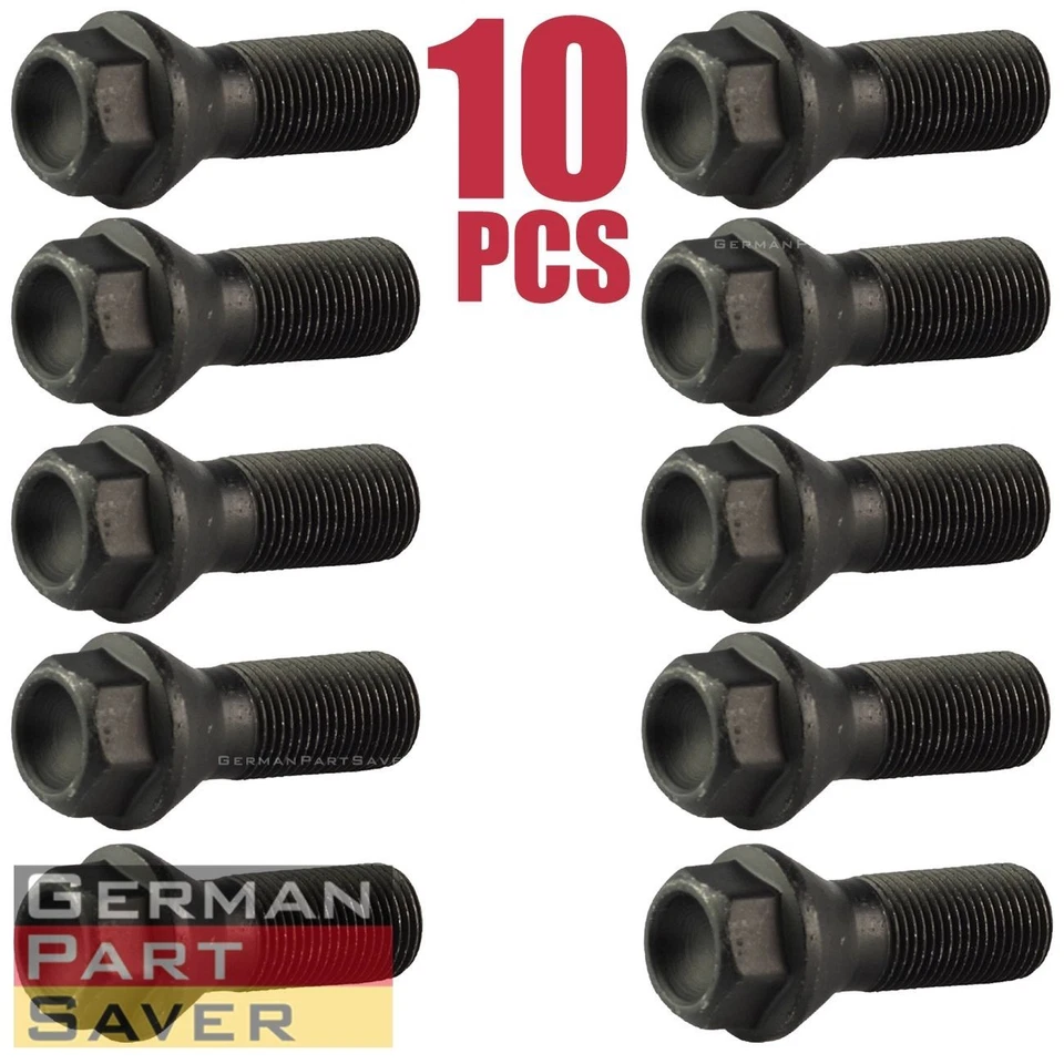 10 pernos de rueda para BMW F25 X3 E70 X5 118 320 328 2007-2015 36136781151 Foto 2 de 3