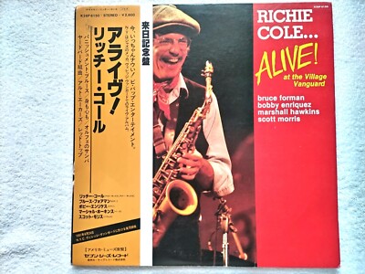 Richie Cole   Alive! At The Village Vanguard W/Obi Japan LP K26P 6150, 1982