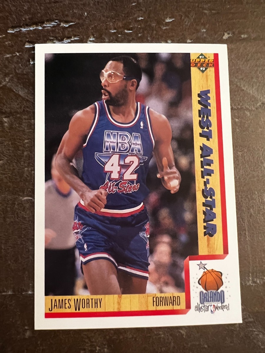 1992 Upper Deck NBA Basketball Card #473 James Worthy, West All