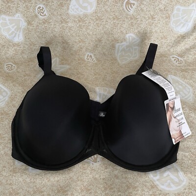 Paramour Marvelous Full Figure Seamless Side Smoother Bra Size 42DDD 