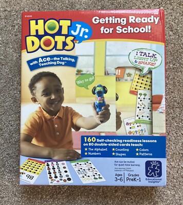 Hot Dots Jr. - Getting Ready For School Ages 3-6 - By Educational Insights