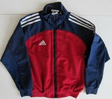 TOP ZUSTAND: VINTAGE ADIDAS (RETRO) TRAININGSJACKE WESTE! OLD SCHOOL!! Gr. 8 (L)