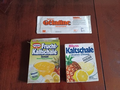 VERY RARE Knorr/Dr Oetker NOS Vintage Collectible German kaltschale-Inst.pudding