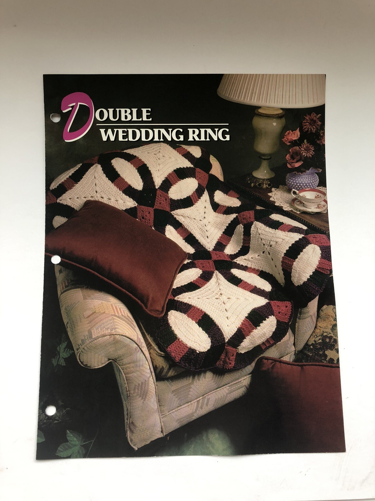 Annie’s Crochet Quilt & Afghan Club •Double Wedding Ring Pattern