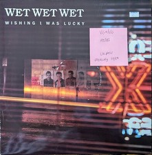 Wet Wet Wet Wishing I Was Lucky Vinyl Record 12" VG+/VG JEWEL 312 1987