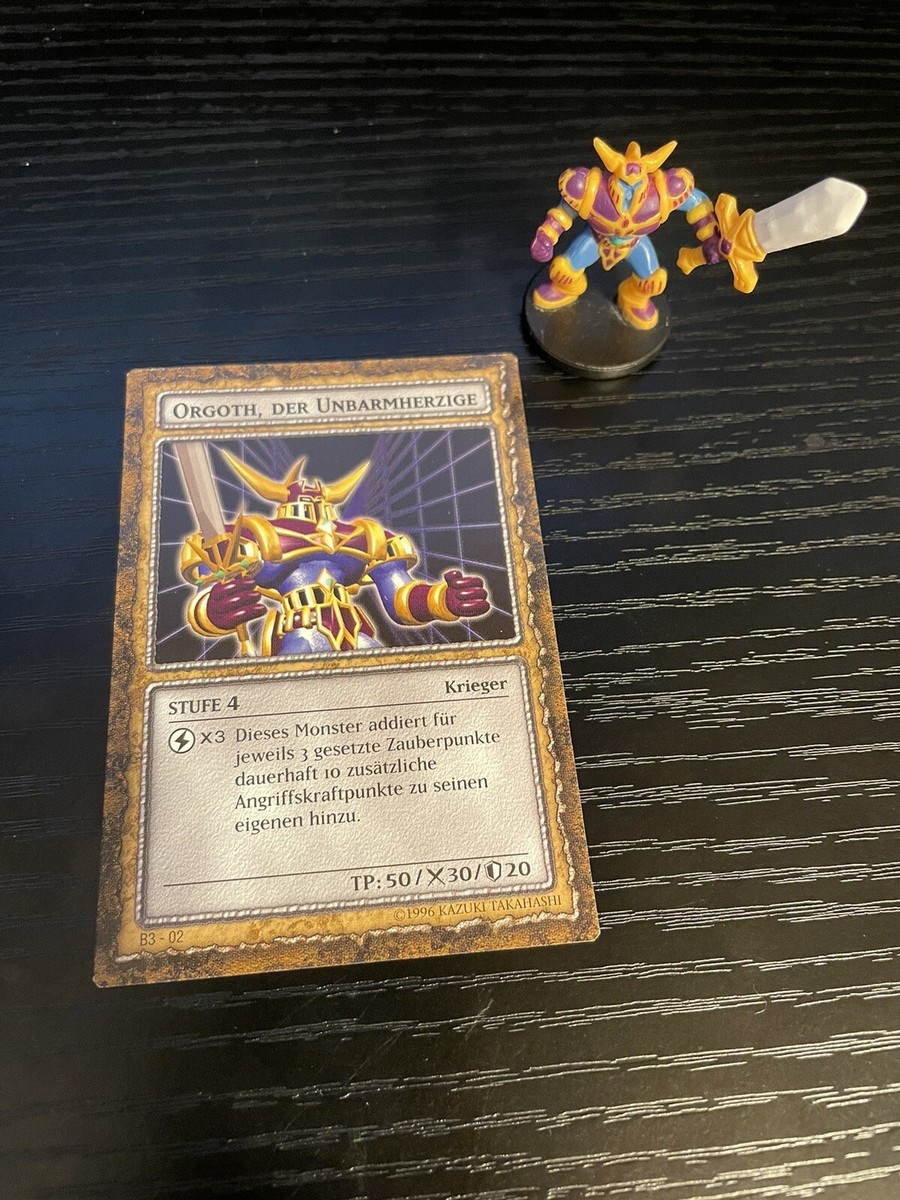 GERMAN Yugioh! Dungeon Dice Monsters DDM Orgoth The Relentless Figure And Card GERMAN Yugioh! Dungeon Dice Monsters DDM Orgoth The Relentless Figure And Card