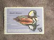SCOTT US #RW45 1978 MERGANSER DRAKE FEDERAL DUCK HUNTING STAMP MINT NH