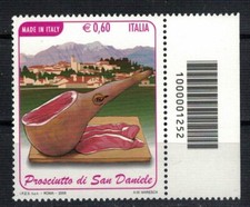 CODICE A BARRE. MADE IN ITALY DOCUMENTAZIONE PROSCIUTTO  SAN DANIELE  ANNO 2009