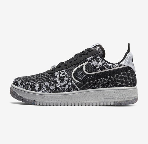 Nike AF1 Crater Flyknit Next Nature Black Pure Platinum Menâs Sz 11.5 DM0590-001 | eBay