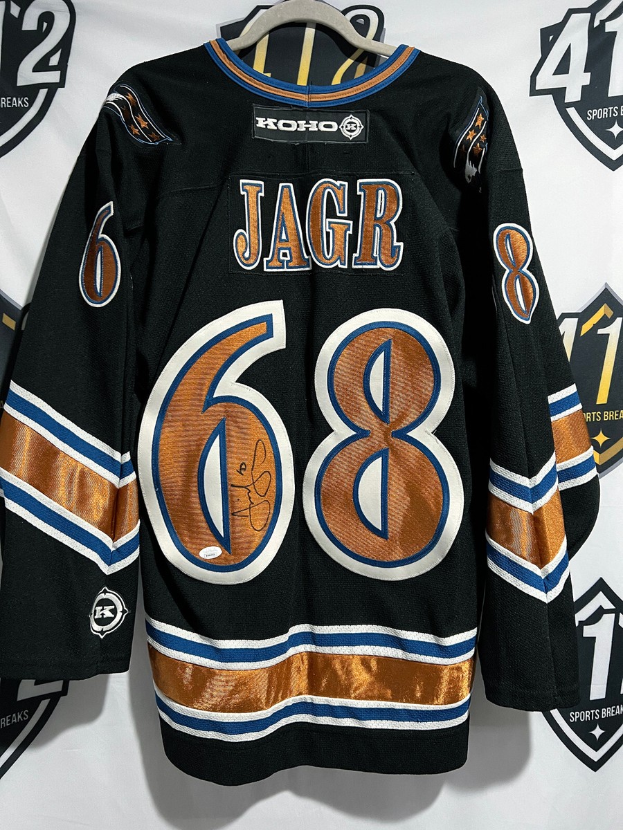 JAROMIR JAGR Washington Capitals SIGNED Autographed JERSEY JSA COA