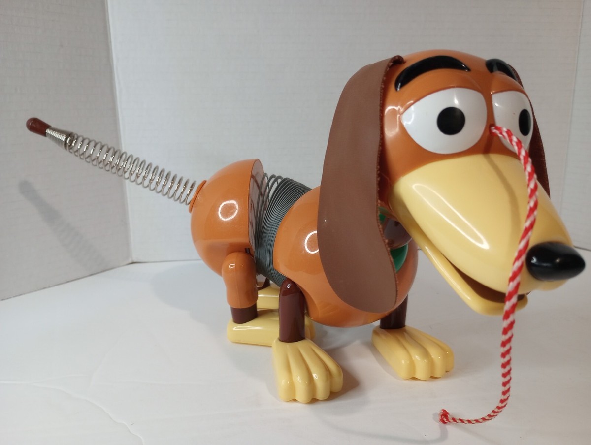 Disney Pixar 1999 Toy Story 2 Vintage Slinky Dog Pull Toy By James