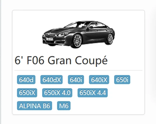 Genuine Front Pair Windshield Wiper Blades For 11-19 BMW 6 Series F06 F12 F13 M6 - Image 4 of 4