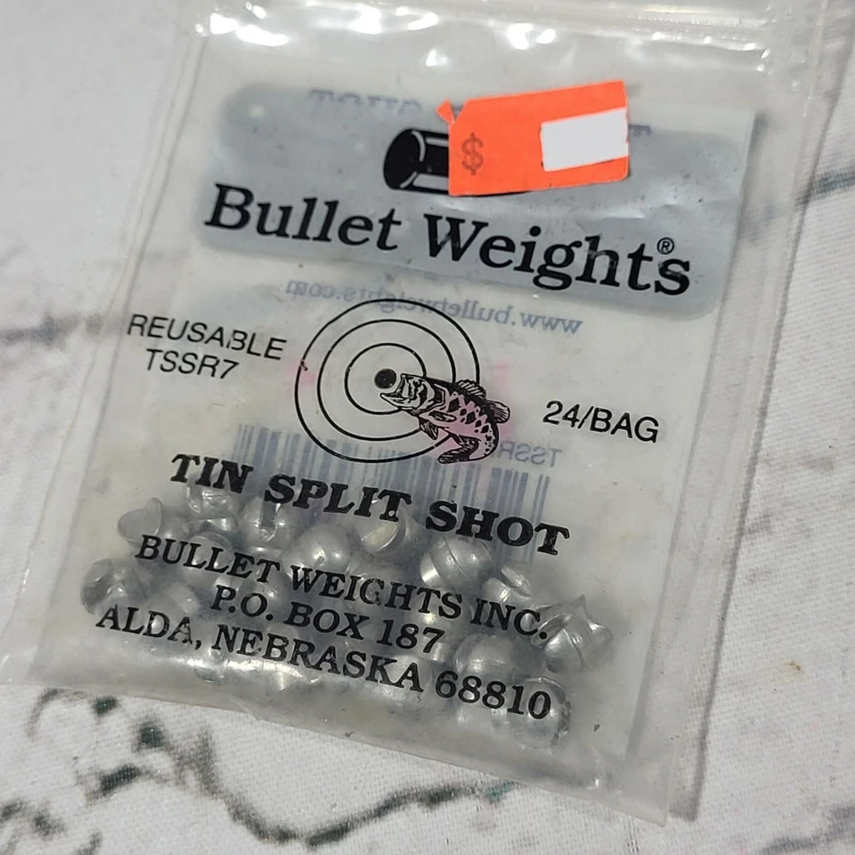 Paquete de accesorios de pesca: Danielson Split-Shot Sinkers Bullet Weights Gibbs No Foto 2 de 4