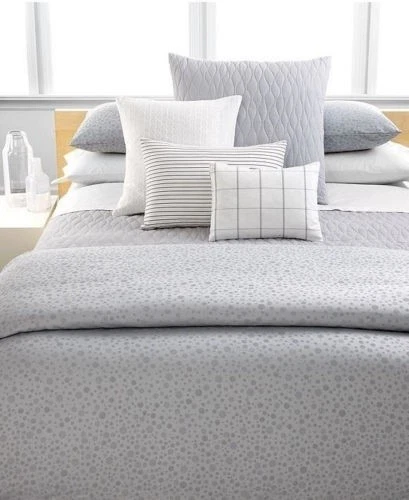 Calvin Klein Mykonos Pewter King Sham Nuevo en Paquete Foto 4 de 4