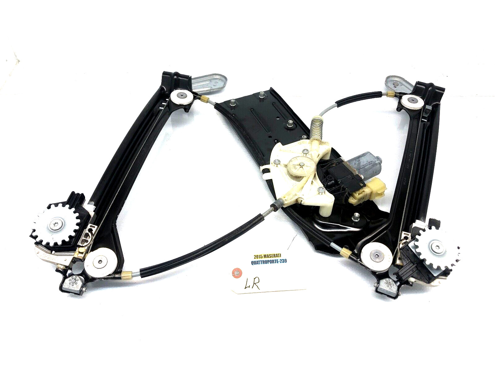 2014-2021 MASERATI QUATTROPORTE LEFT DRIVER REAR DOOR WINDOW REGULATOR W/ MOTOR.