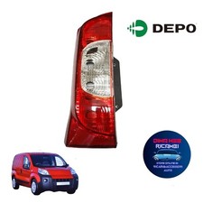 FANALE FARO POSTERIORE SINISTRO SX PER FIAT FIORINO DAL 2008 VERSIONE 2 PORTE