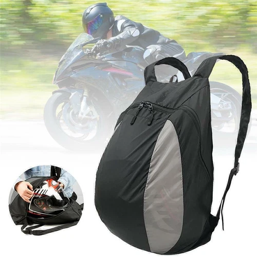 Portable Motorcycle Backpack Helmet Storage Riding Travel Outdoor Luggage Bag